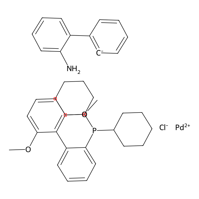 Dicyclohexyl-[2-(2,6-dimethoxyphenyl)phenyl]phosphane;palladium(2+);2-phenylaniline;chloride