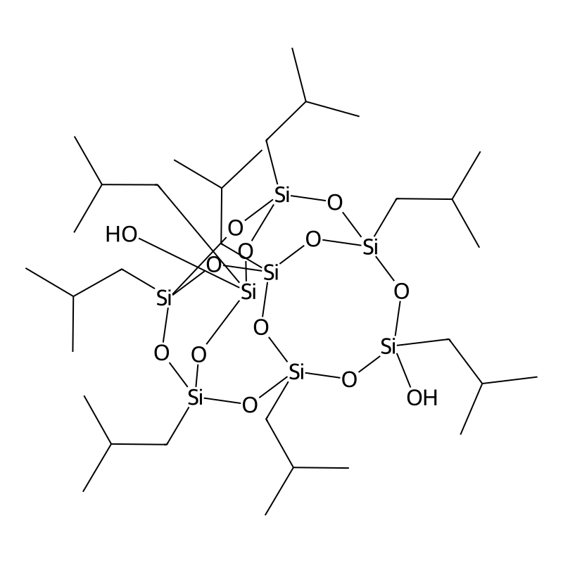 7,13-Dihydroxy-1,3,5,7,9,11,13,15-octakis(2-methylpropyl)-2,4,6,8,10,12,14,16,17,18,19-undecaoxa-1,3,5,7,9,11,13,15-octasilatetracyclo[9.5.1.13,9.15,15]nonadecane