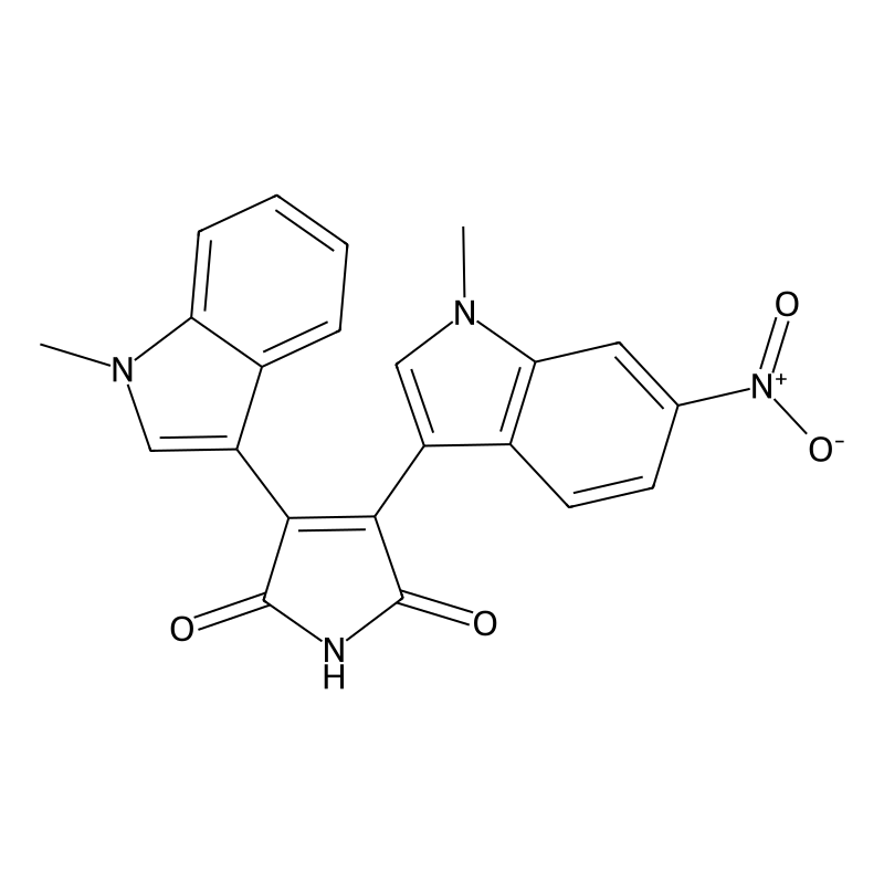 1H-pyrrole-2,5-dione, 3-(1-methyl-1h-indol-3-yl)-4-(1-methyl-6-nitro-1h-indol-3-yl)-