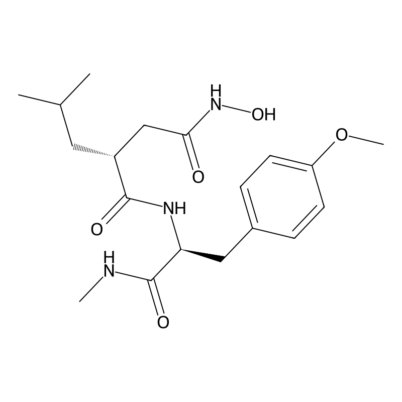 n-[3-(n'-Hydroxycarboxamido)-2-(2-methylpropyl)-propanoyl]-o-tyrosine-n-methylamide