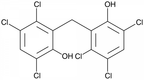 Structure of Hexachlorophene