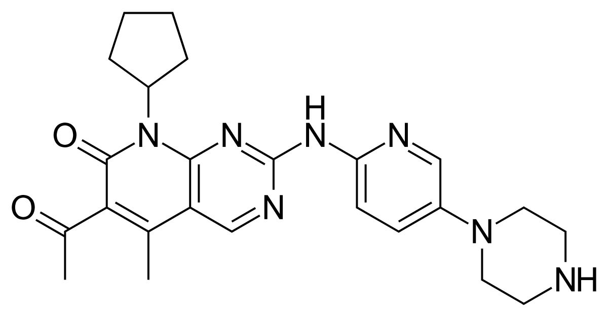 Structure of Palbociclib