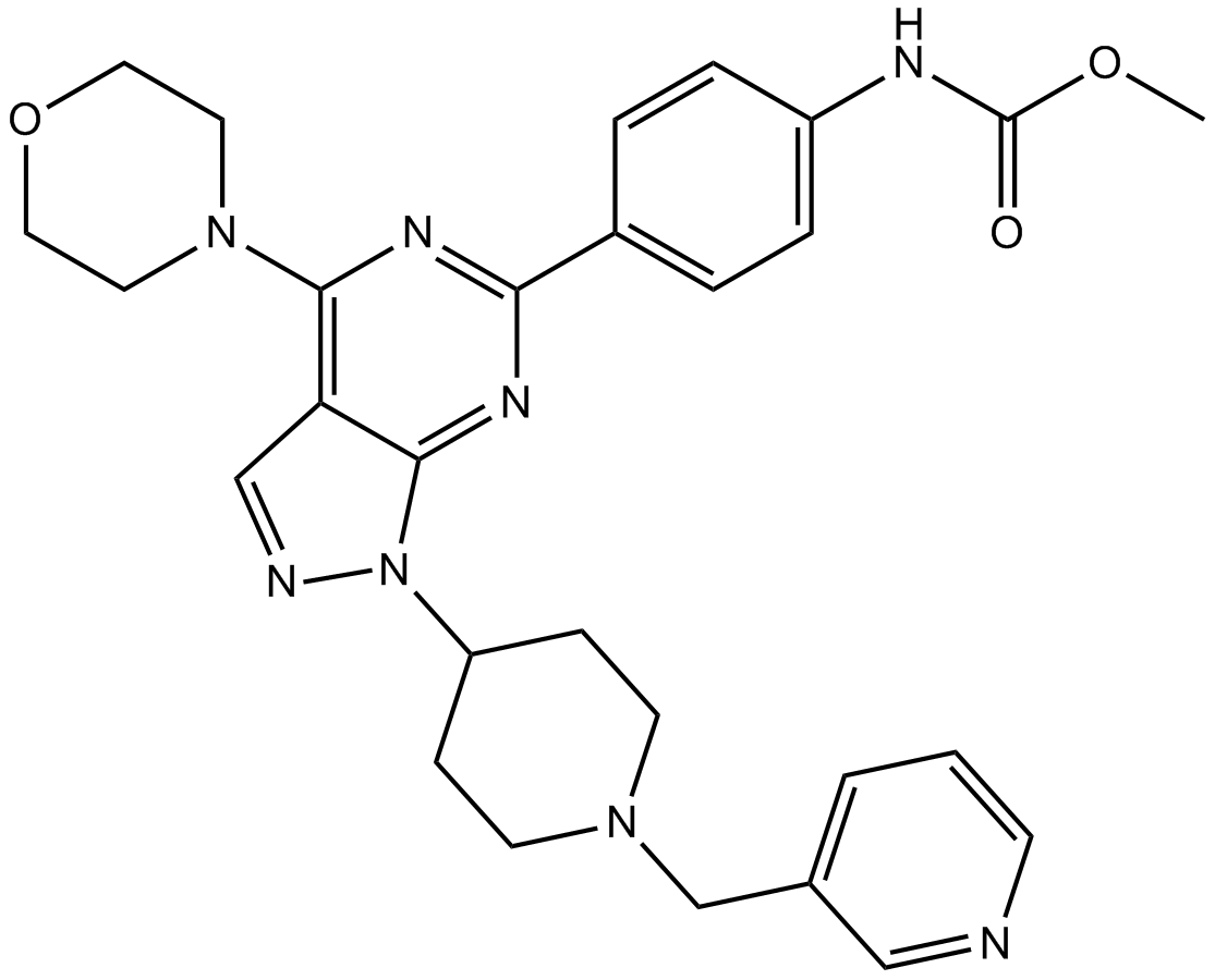 Structure of Torkinib