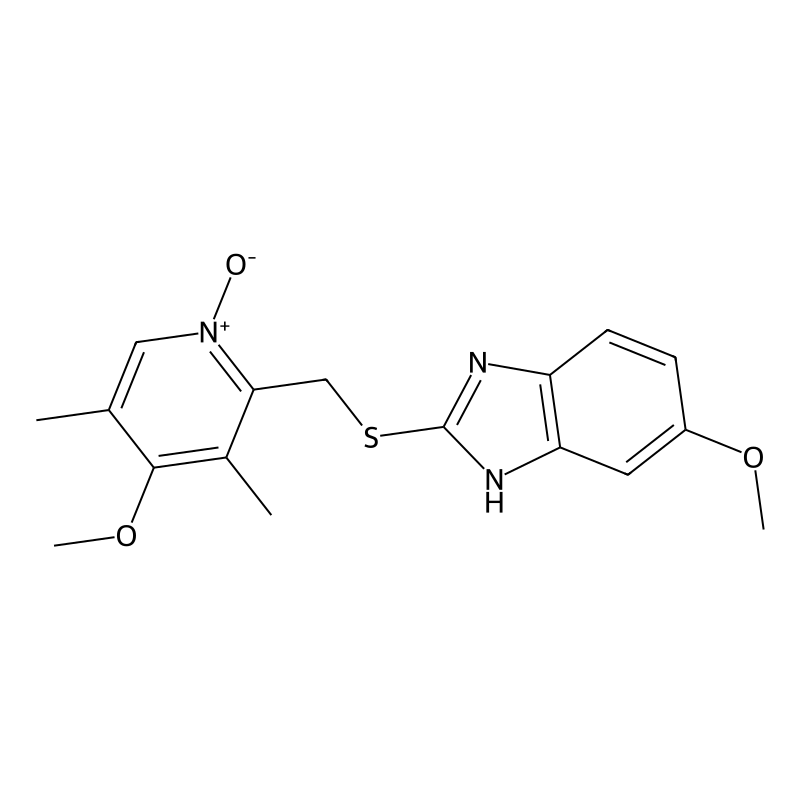 6-methoxy-2-[(4-methoxy-3,5-dimethyl-1-oxidopyridi...