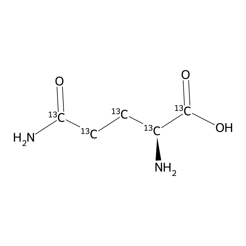 (2S)-2,5-diamino-5-oxo(1,2,3,4,5-13C5)pentanoic ac...
