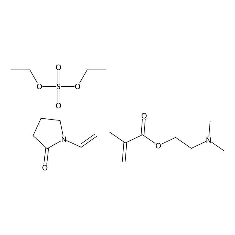 2-Propenoic acid, 2-methyl-, 2-(dimethylamino)ethyl ester, polymer with 1-ethenyl-2-pyrrolidinone, compd. with diethyl sulfate