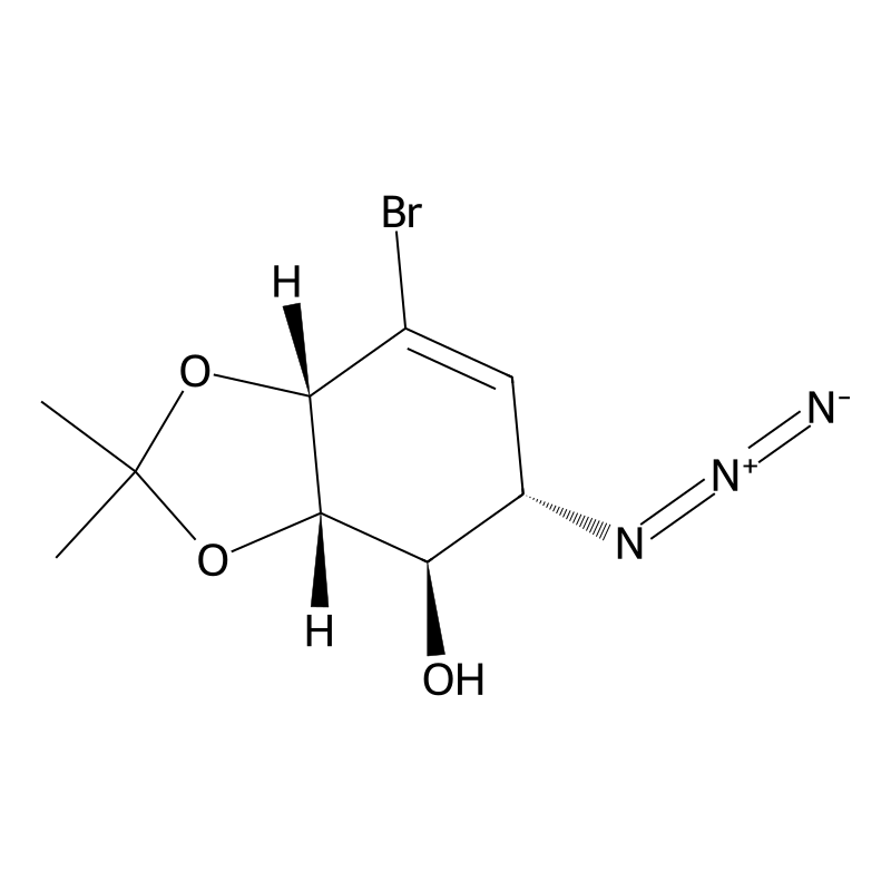 (3aS,4R,5S,7aS)-5-Azido-7-bromo-2,2-dimethyl-3a,4,5,7a-tetrahydro-2H-1,3-benzodioxol-4-ol
