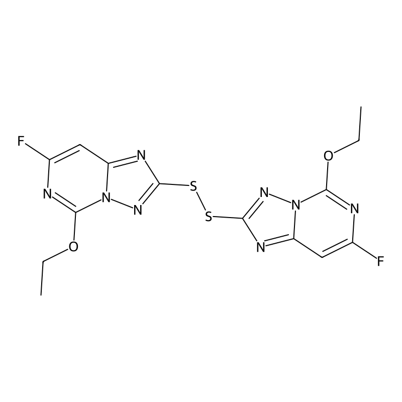 2,2'-Dithiobis(5-ethoxy-7-fluoro(1,2,4)triazolo(1,...