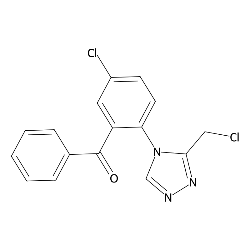 [5-chloro-2-[3-(chloromethyl)-4H-1,2,4-triazol-4-y...