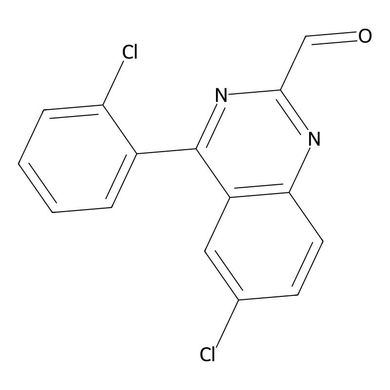 6-chloro-4-(2-chlorophenyl)quinazoline-2-carbaldeh...