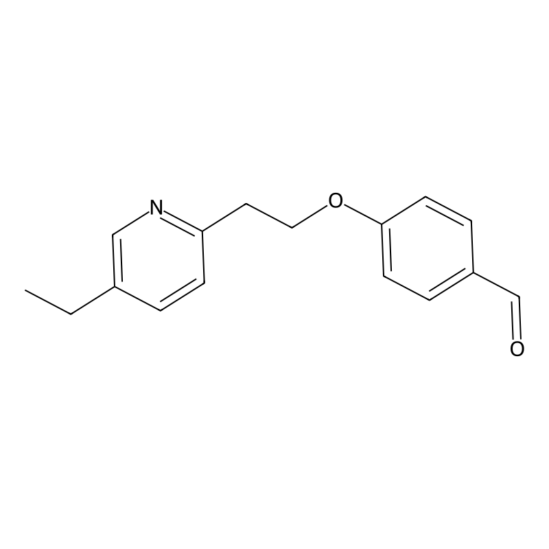 4-(2-(5-Ethylpyridin-2-yl)ethoxy)benzaldehyde