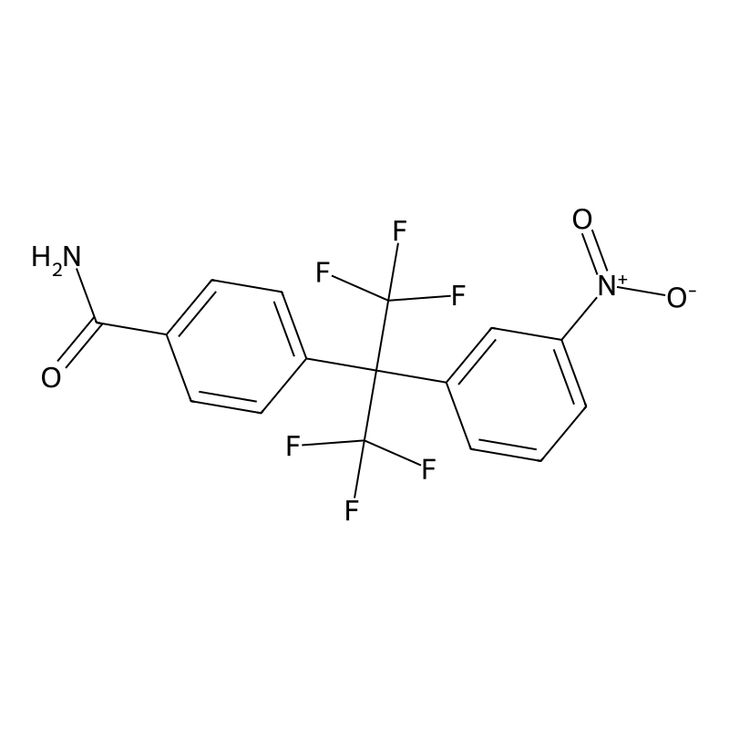 2-(3-Nitrophenyl)-2-(4-carbamoylphenyl)hexaflluoro...