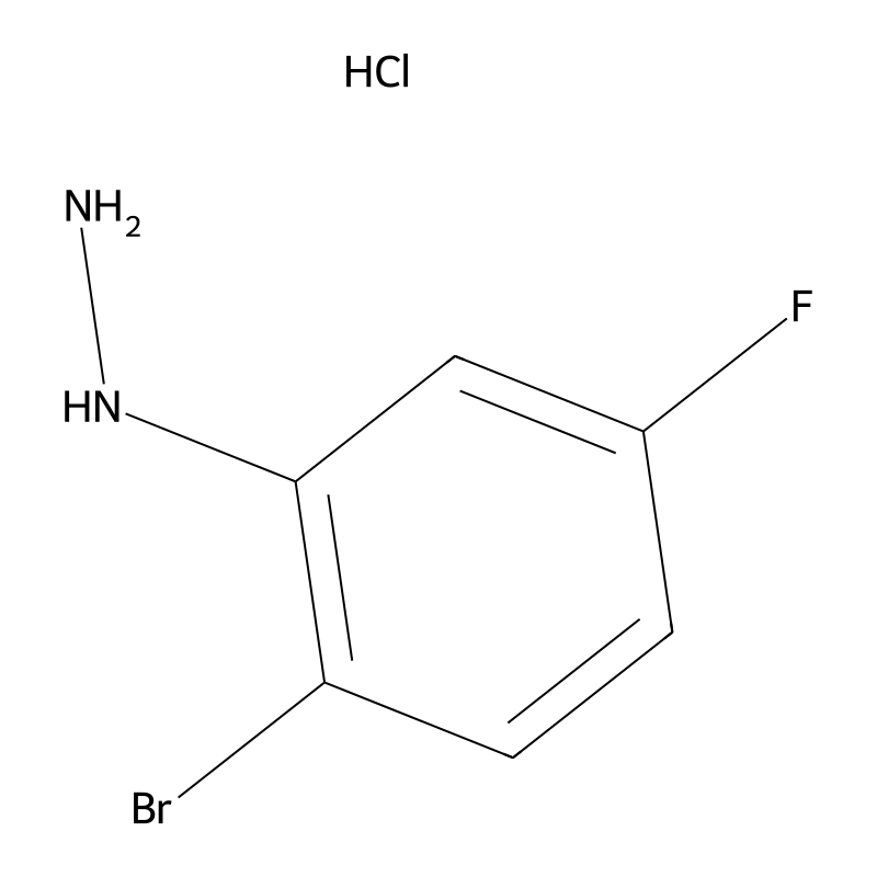 (2-Bromo-5-fluorophenyl)hydrazine hydrochloride