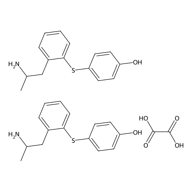 4-[2-(2-aminopropyl)phenyl]sulfanylphenol;oxalic a...