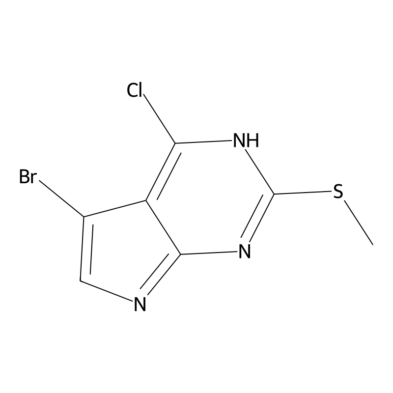 5-Bromo-4-chloro-2-(methylthio)-7h-pyrrolo[2,3-d]p...