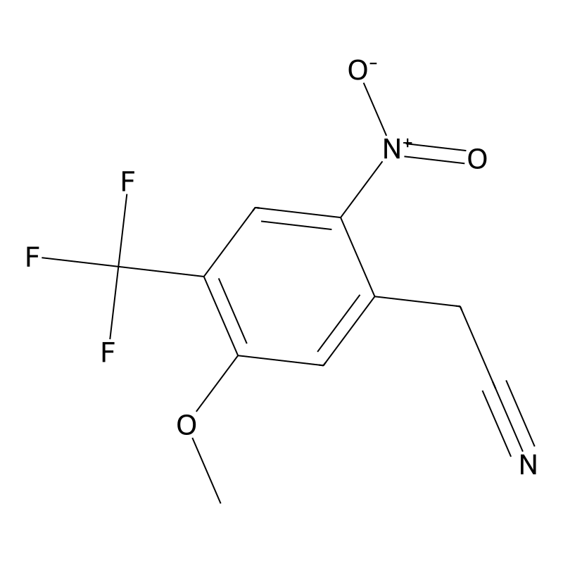 2-[5-Methoxy-2-nitro-4-(trifluoromethyl)phenyl]ace...