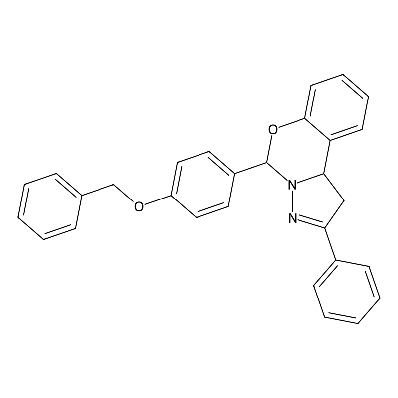 5-[4-(Benzyloxy)phenyl]-2-phenyl-1,10b-dihydropyra...