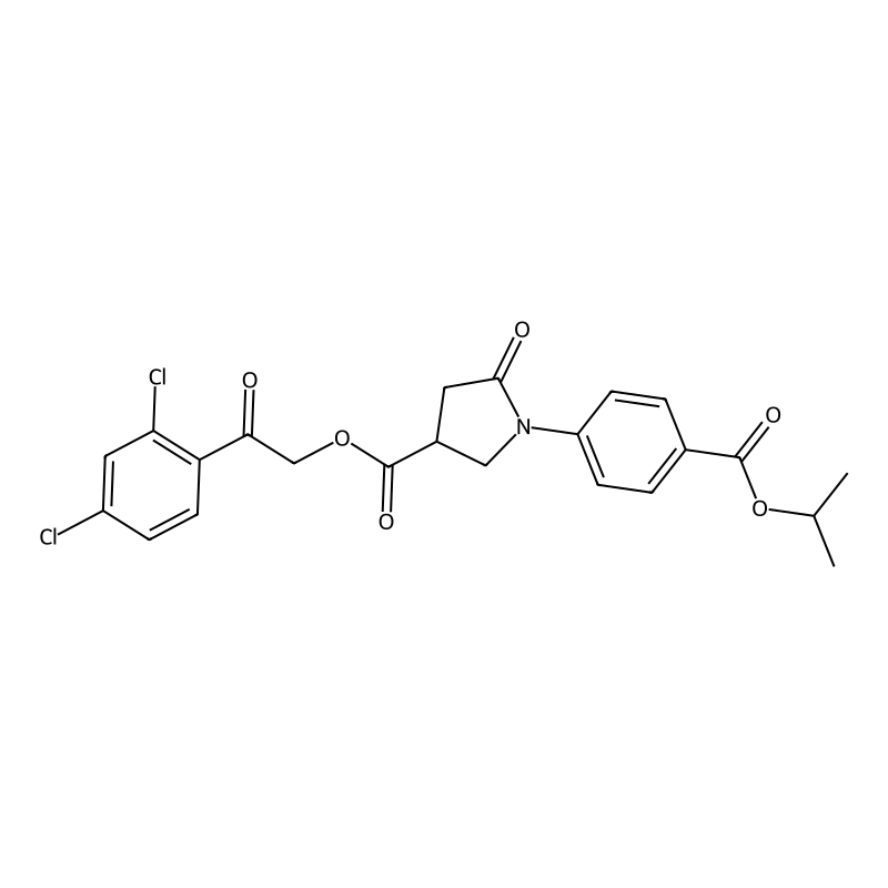2-(2,4-Dichlorophenyl)-2-oxoethyl 1-[4-(isopropoxy...