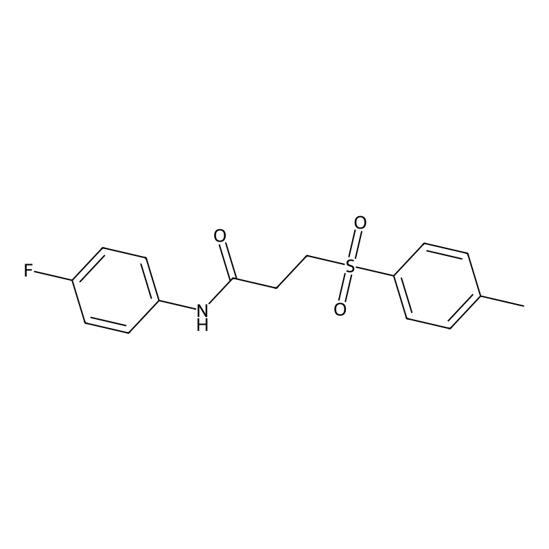 N-(4-fluorophenyl)-3-[(4-methylphenyl)sulfonyl]pro...