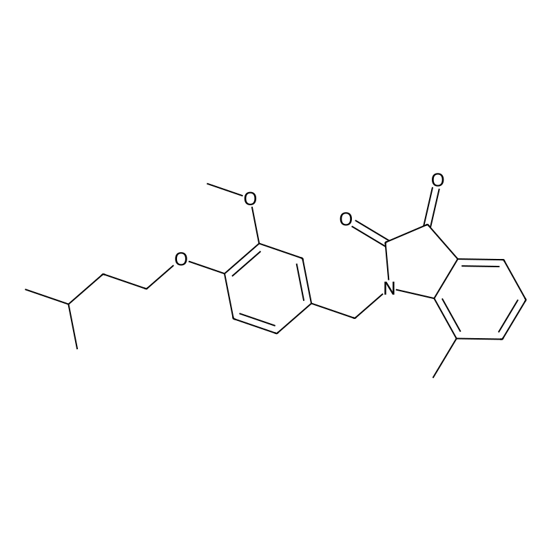 1-(4-(Isopentyloxy)-3-methoxybenzyl)-7-methylindol...