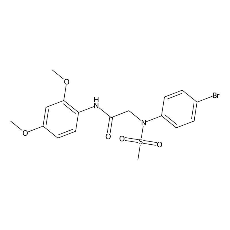 2-[4-bromo(methylsulfonyl)anilino]-N-(2,4-dimethox...