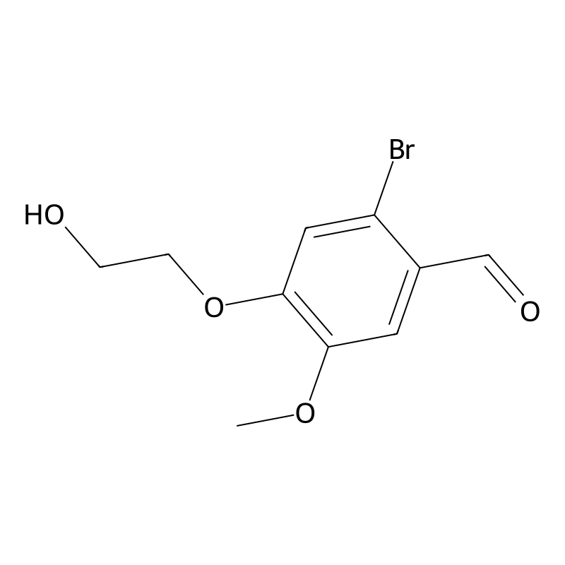 2-Bromo-4-(2-hydroxyethoxy)-5-methoxybenzaldehyde