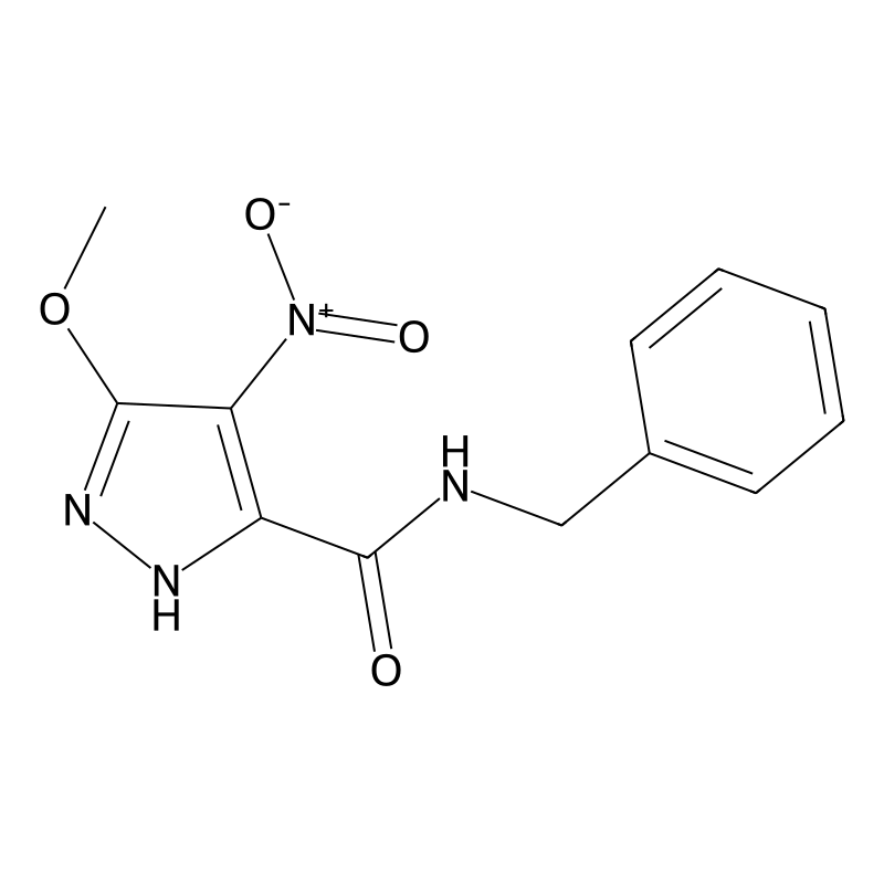 N-benzyl-3-methoxy-4-nitro-1H-pyrazole-5-carboxami...