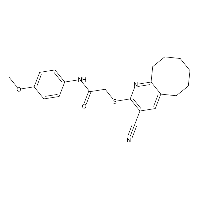 Buy 2-[(3-cyano-5,6,7,8,9,10-hexahydrocycloocta[b]pyridin-2-yl)sulfanyl ...