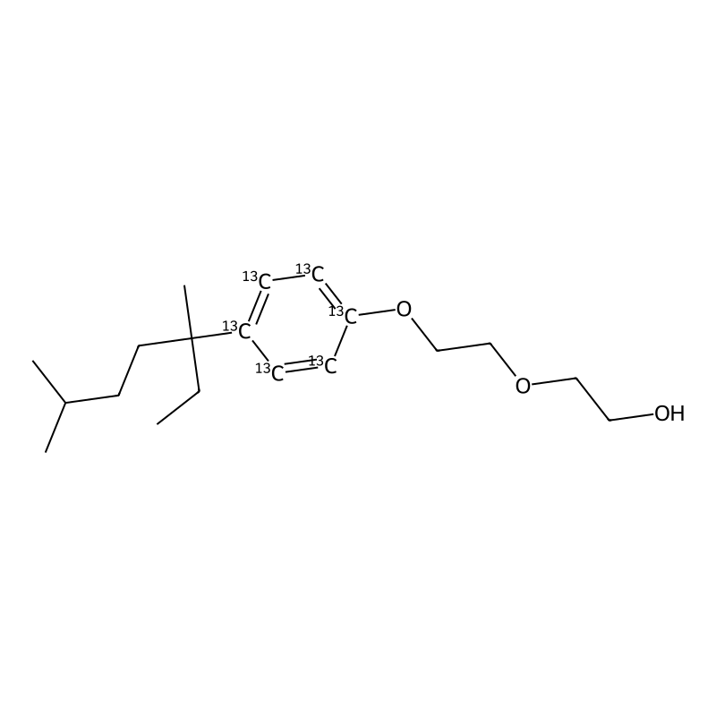 4-(3',6'-Dimethyl-3'-heptyl)phenol diethoxylate-13C6