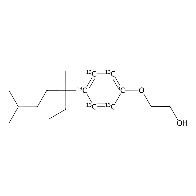 4-(3,6-Dimethyl-3-heptyl)phenol monoethoxylate-ring-13C6