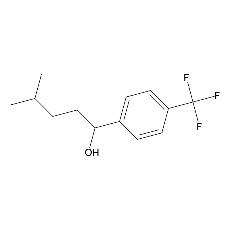 4-Methyl-1-(4-(trifluoromethyl)phenyl)pentan-1-ol