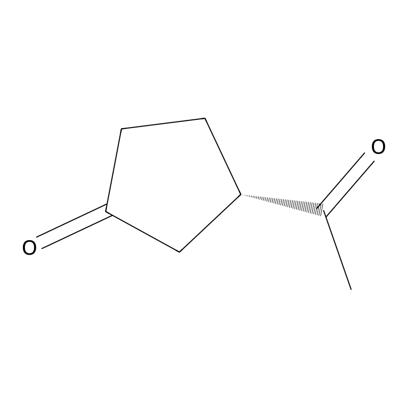 Cyclopentanone, 3-acetyl-, (3S)-