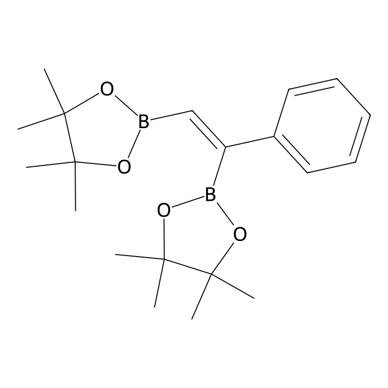 (E)-Phenyl-1,2-ethylenediboronic acid bis(pinacol)...