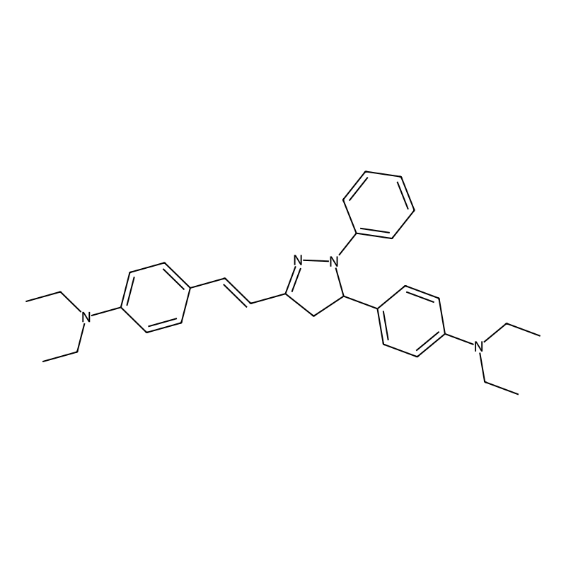 4-[2-[5-[4-(Diethylamino)phenyl]-4,5-dihydro-1-phenyl-1H-pyrazol-3-YL]vinyl]-N,N-diethylaniline