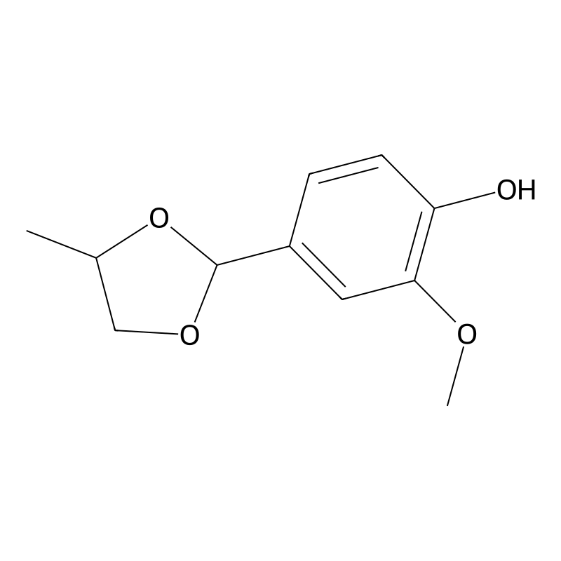 2-Methoxy-4-(4-methyl-1,3-dioxolan-2-yl)phenol