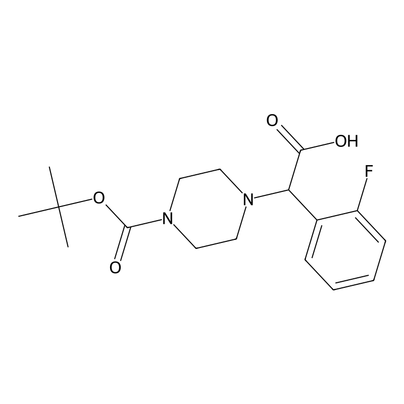 2-(4-Boc-piperazinyl)-2-(2-fluorophenyl)acetic acid