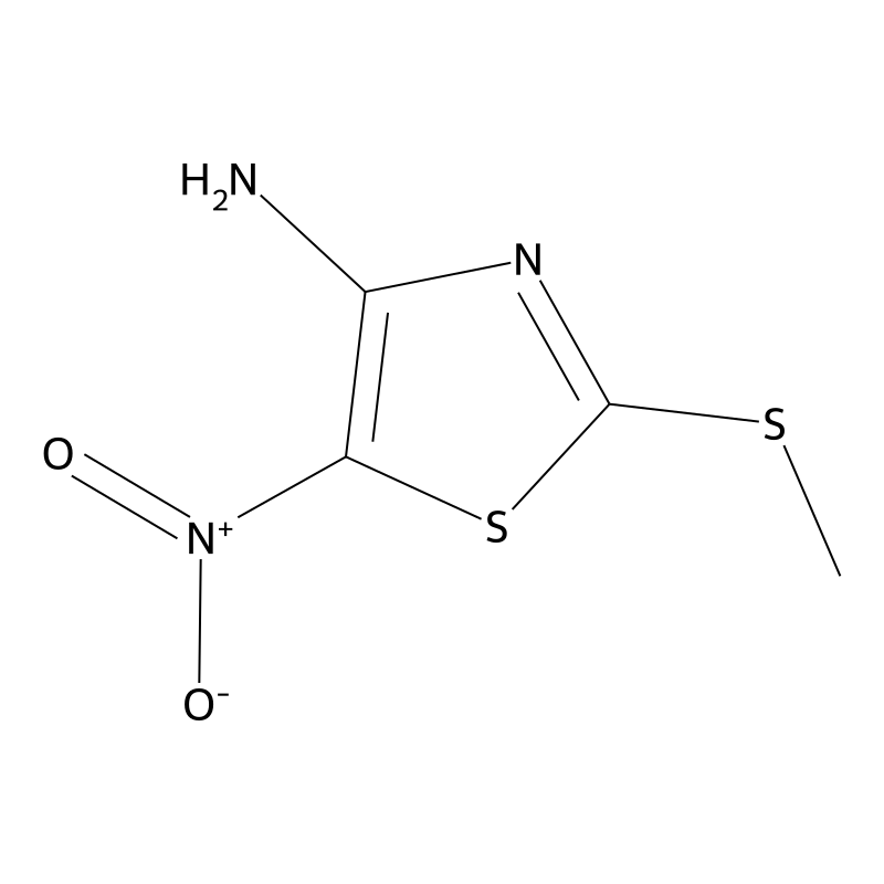 4-Amino-2-methylthio-5-nitrothiazole