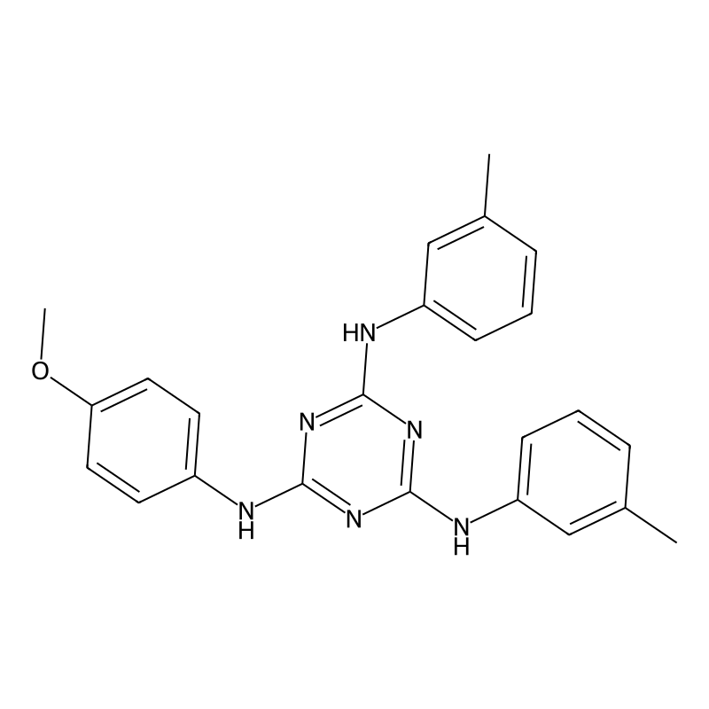 N2-(4-Methoxyphenyl)-N4,N6-di-m-tolyl-1,3,5-triazi...
