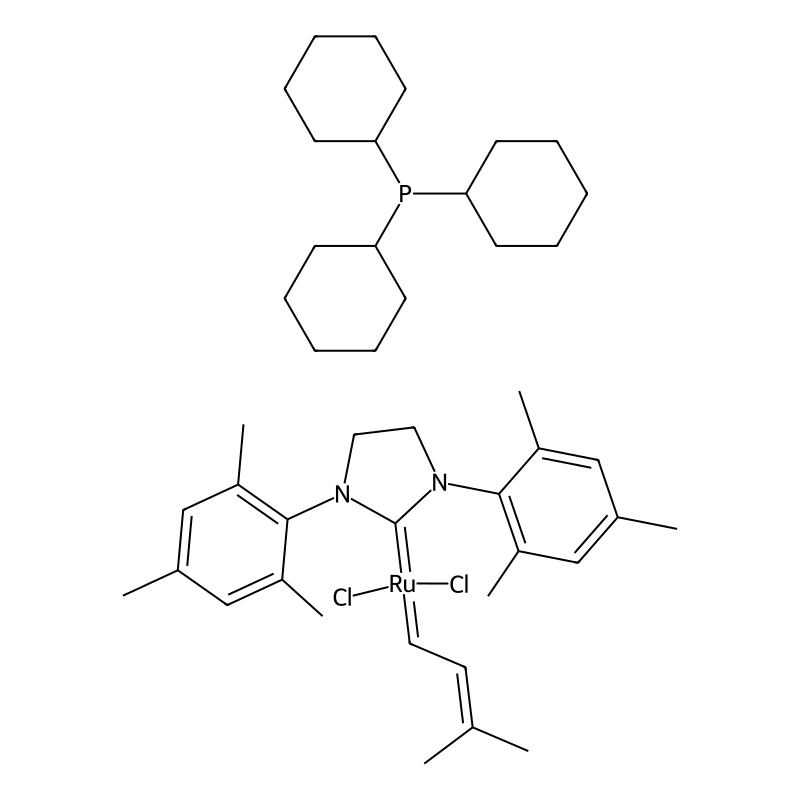 Dichloro[1,3-bis(2,4,6-trimethylphenyl)-2-imidazolidinylidene](3-methyl-2-butenylidene) (tricyclohexylphosphine)ruthenium(II)