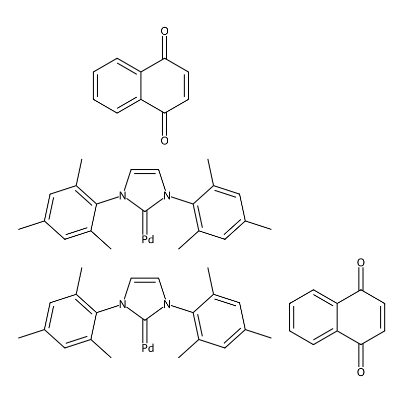 1,3-Bis(2,4,6-trimethylphenyl)imidazol-2-ylidene (1,4-naphthoquinone)palladium(0) dimer