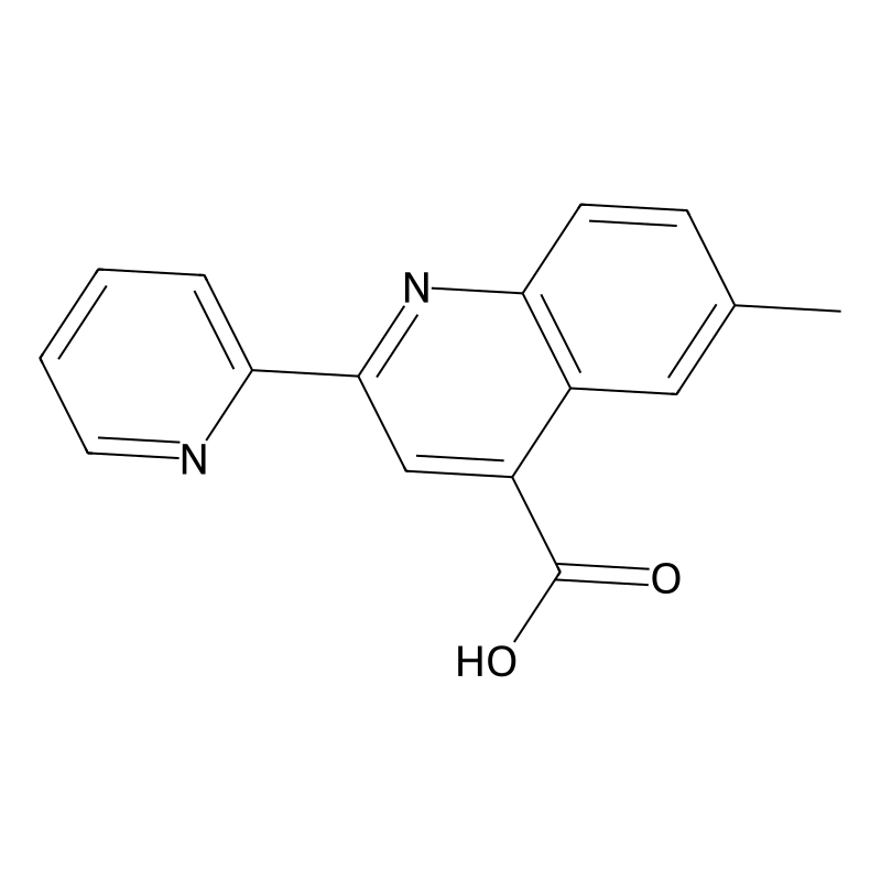 6-Methyl-2-pyridin-2-ylquinoline-4-carboxylic acid