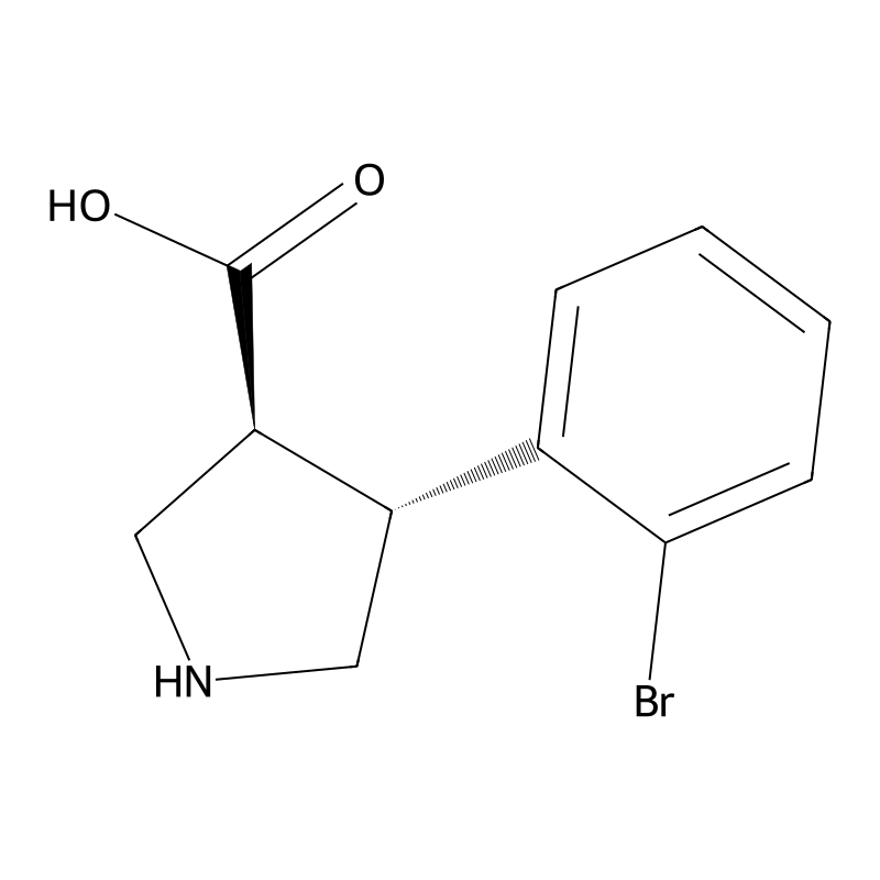 (3S,4R)-4-(2-bromophenyl)pyrrolidine-3-carboxylic ...