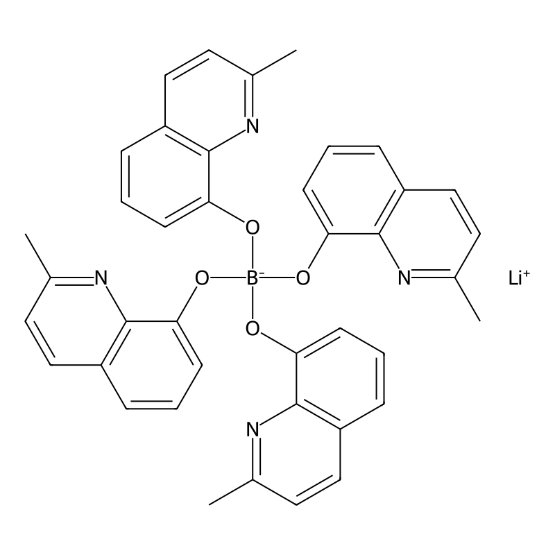 Lithium tetra(2-methyl-8-hydroxyquinolinato)boron