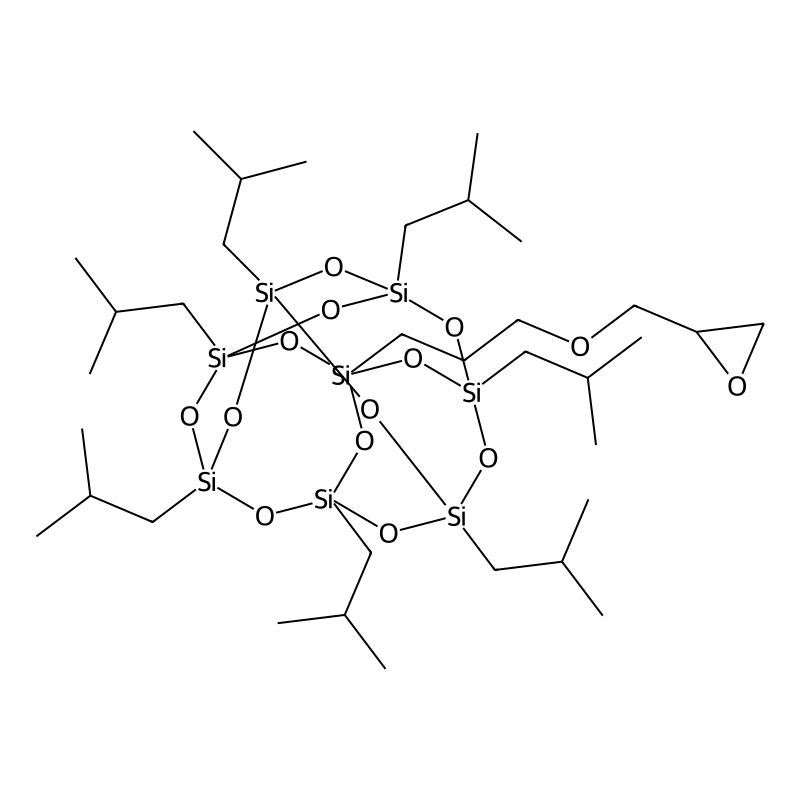 1,3,5,7,9,11,13-Heptakis(2-methylpropyl)-15-[3-(oxiran-2-ylmethoxy)propyl]-2,4,6,8,10,12,14,16,17,18,19,20-dodecaoxa-1,3,5,7,9,11,13,15-octasilapentacyclo[9.5.1.13,9.15,15.17,13]icosane