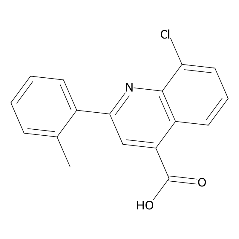 8-Chloro-2-(2-methylphenyl)quinoline-4-carboxylic ...