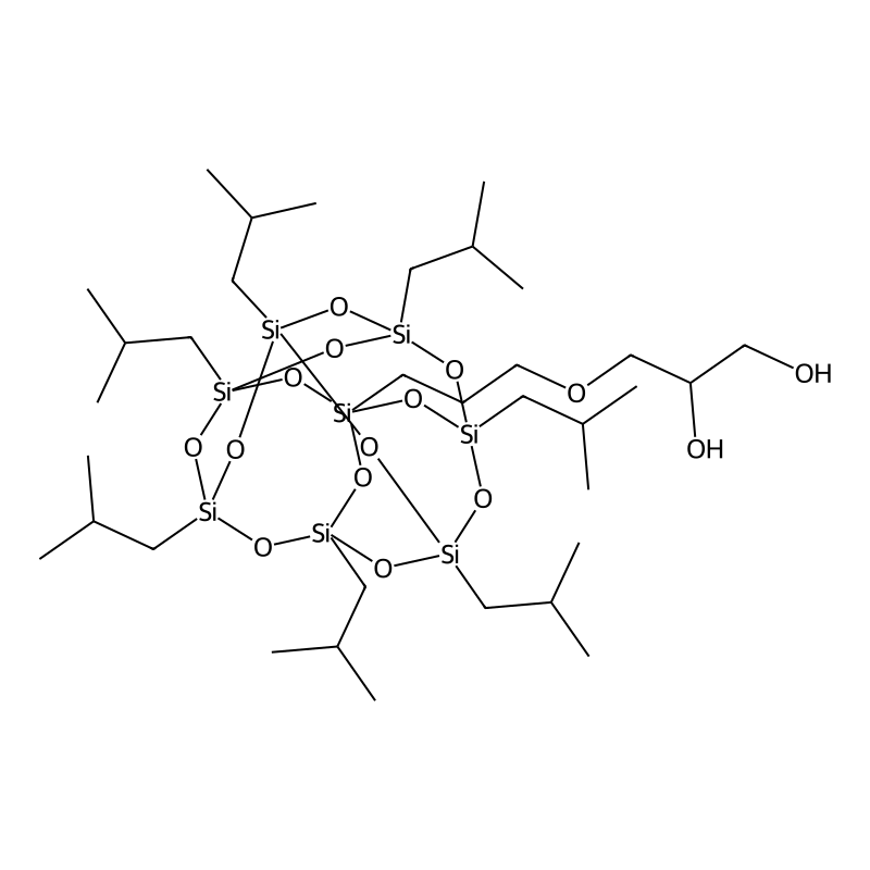 3-[3-[3,5,7,9,11,13,15-Heptakis(2-methylpropyl)-2,4,6,8,10,12,14,16,17,18,19,20-dodecaoxa-1,3,5,7,9,11,13,15-octasilapentacyclo[9.5.1.13,9.15,15.17,13]icosan-1-yl]propoxy]propane-1,2-diol