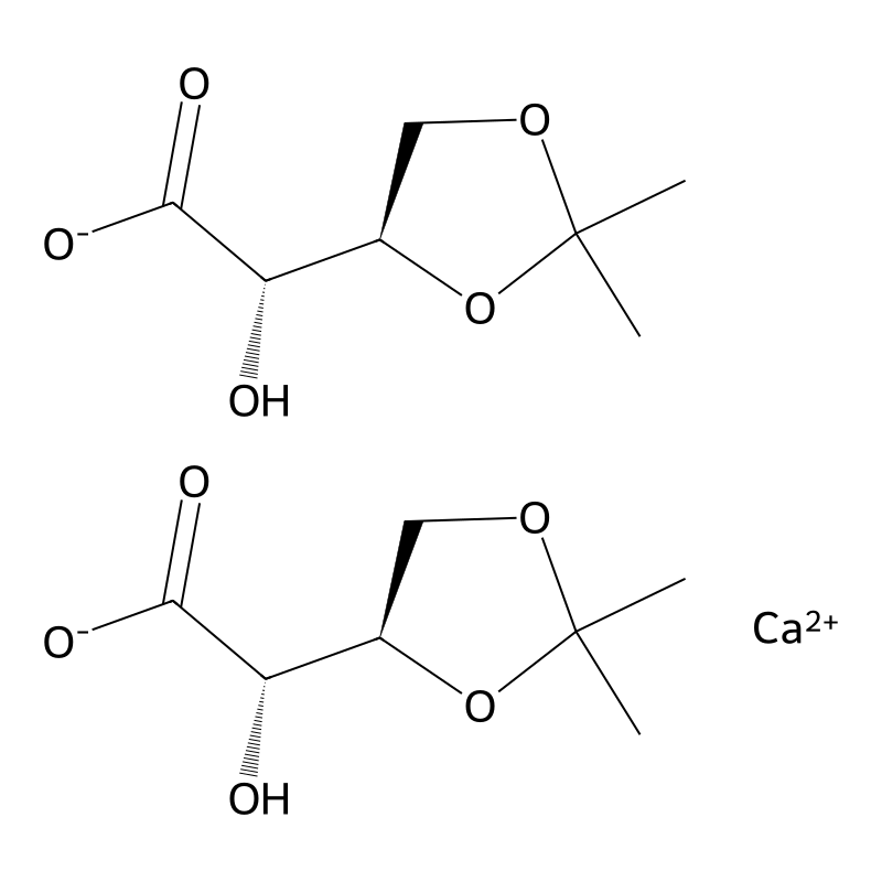 calcium;(2S)-2-[(4R)-2,2-dimethyl-1,3-dioxolan-4-yl]-2-hydroxyacetate