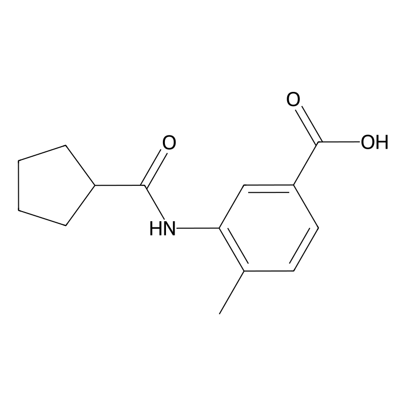 3-[(Cyclopentylcarbonyl)amino]-4-methylbenzoic aci...