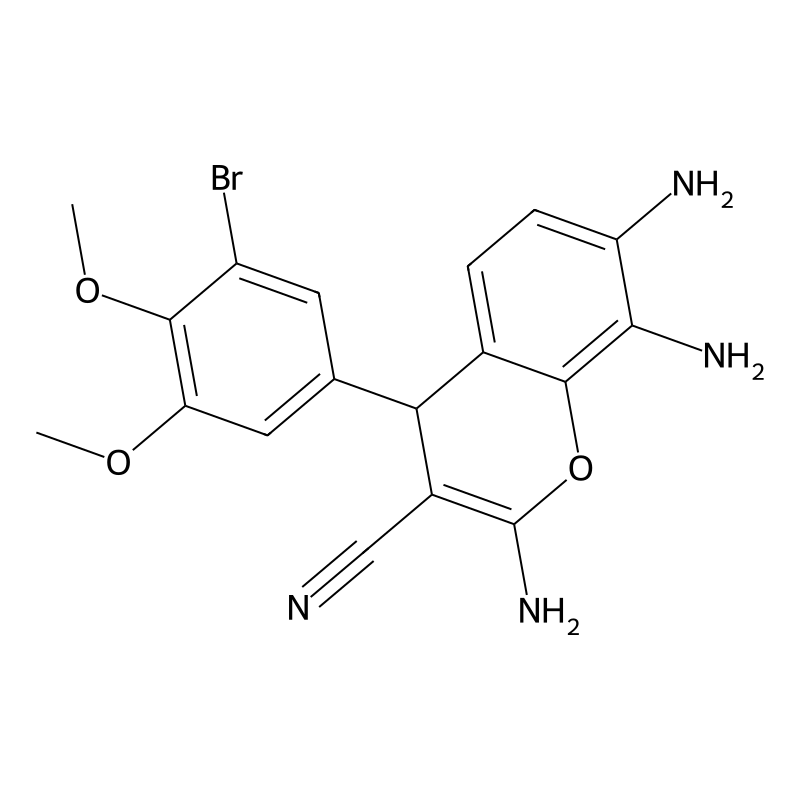 2,7,8-triamino-4-(3-bromo-4,5-dimethoxyphenyl)-4H-...