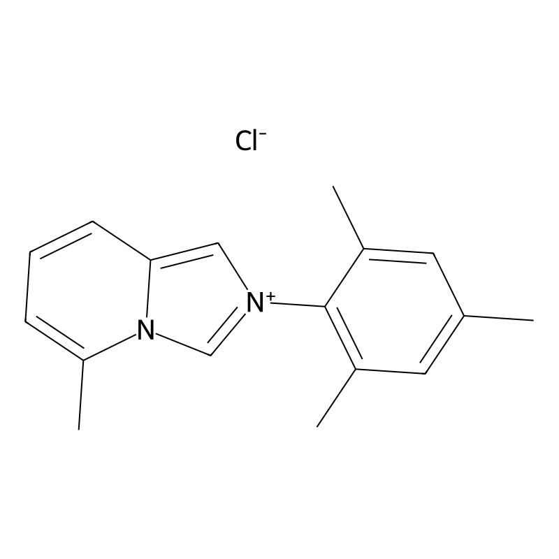 5-Methyl-2-(2,4,6-trimethylphenyl)-2H-imidazo[1,5-a]pyridin-4-ium chloride